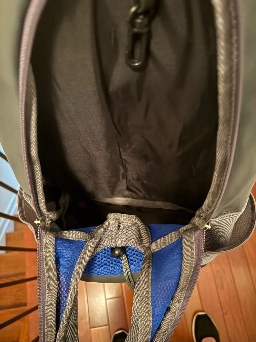 Blue Dog Sling Carrier Backpack - Comfortable Pet Travel Bag